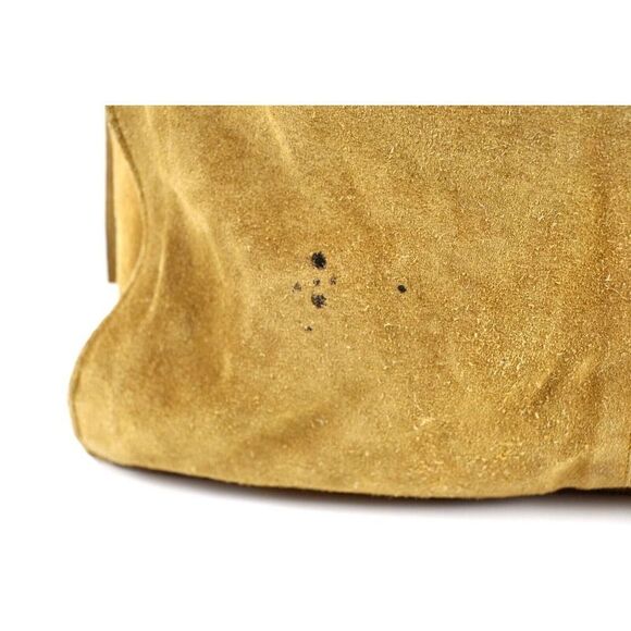 Shelley Wenum TAN BROWN GENUINE SUEDE FLORAL FLAP SHOULDER BAG HANDBAG PURSE - Picture 5 of 16